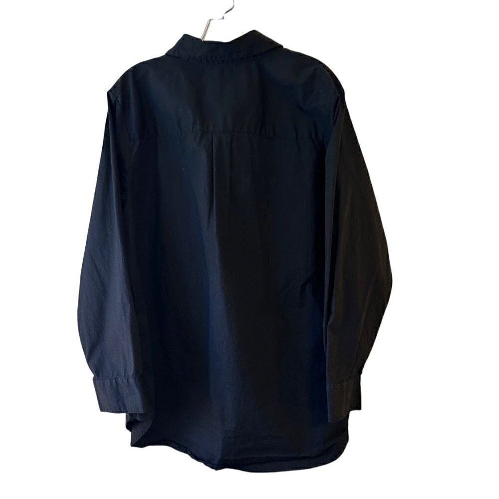 Isaac Mizrahi Live! Women's Long Sleeve Woven Black Tunic Blouse Size 20W - Picture 6 of 8